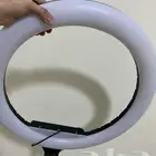 حلقة اضاءة تصوير LED دائرية كبيره 3 ألوان