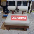كراسي بين باج قماش وجلد