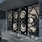 تصنيع أبواب حديد ليزر وعادي درابزين وشبابيك ووجهات حديد