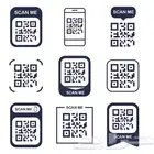 تصميم نموذج مسح ضوئي ( QR ) احترافي