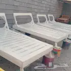 تفصيل سرير كلاسيكي من خشب سويدي خام