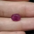 حجر ياقوت روبي طبيعي بشهادة معتمدة