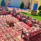 تاجير كراسي طاولات مخيمات مكيفات زل ملكي وعادي يوجد قهوجين ص