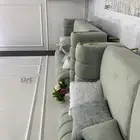 كنب جديد لون تفاحي اربع قطع