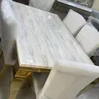 طاولات طعام رخام وخشب جديد
