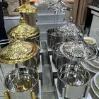 تشكيلة سخانات بوفيه اكل فضية وذهبية هندية أسعار مناسبة
