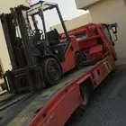 سطحه ا لجبيل النقل سيارات رافعة شوكيه ايجار داخلي و خارجي