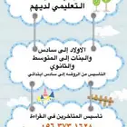 معلمة تأسيس من الروضه جميع المواد الرياضيات متوسط