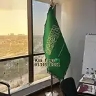 اعلام مكتب ستاند علم مكتبي علم خاص تفصيل علم طباعة شعار علم