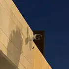 cctv camera surveillance technician with camera intercom sho