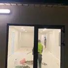 باب خارجي جهه ثابته وجهه متحركه