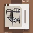 سرير حديد دورين قوي سرير حديد دور واحد نفرين دواليب حديظ لوك