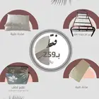 سرير حديد عادي جودة مع ملحقاتها مراتب لحف مخداد