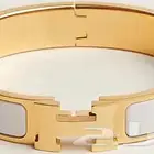 اسواره نسائيه ايرمز هيرمز Hermes ابيض ذهبي