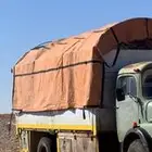 صندوق حصنيه الامنيوم مع حنايا مع تنك ديزل قدام للبيع
