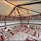 يتوفر لدينا جميع مقاسات البيوت الشعر الأبيض والأسود