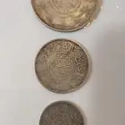 طقم عملات فضة الملك عبدالعزيز 1354هجرية