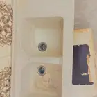 مجلى رخام حوضين.