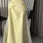 فستان اصفر فخم