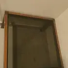طاوله زجاج مع خشب