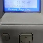 طابعة ليزر اسود للبيع يظهر خطأ برمجي أثناء الطباعة