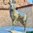 مجسم وعل بري نحتي فاخر