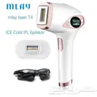 جهاز T4 Ice Compress لإزالة الشعر بالليزر من Melsya   وردي