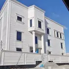 ديكورات خارجيه بالاسمنت الأبيض وبطحاء الرياض