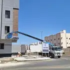 سطحه. رفع عمال بوم تراك باسكت شغل يومي