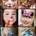 رسم وتلوين على الوجه