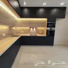 مطابخ صاج وخشب والمنيوم ورخام صناعي وبورسلان