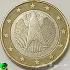 عملة متداولة 1يورو ألماني علامة دار السك J 2002 1euro German