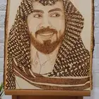من طلباتكم لوحات رسم شخصية بفن الحرق على الخشب مقاس A3  A4