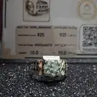 خاتم فضه بحجر مازونايت