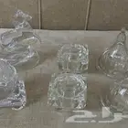 تحف شفافه 6 حبات صغار