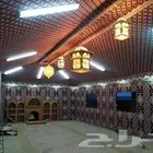 القصيم _بيوت شعر _تلبس قماش_مظلات خارجيه_مجالس عربيه _