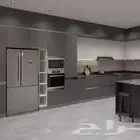 مطابخ خشب مطابخ صاج مطابخ المنيوم رخام صناعي