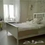للبيع سرير أبيض نظيف من ايكيا   