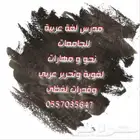 مدرس لغة عربية ونحو ومهارات لغوية وتحرير عربي