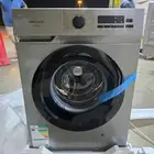 غسالة اتوماتيك امامي 8 كيلو جنرال تنشيف 75 سلفر جديد غساله