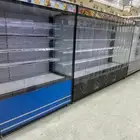 ثلاجات عرض مكشوفه للسوبر ماركت بمقاسات مختلفه