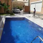 نوافير مسابح كشافات مسبح ساونا بخار شلالات
