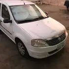 سياره سيدان رينو لوغان 2009 بيضاء بحاله جيده جدا