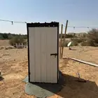 غرف خشب دورات مياه جلسات حديد