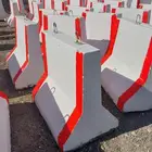 نيوجرسي قواعد خرسانية حواجز خرسانية