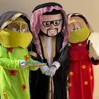 تاجير شخصيات قرقيعان وفريسه ورسم ع الوجه