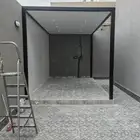 مجلس وغرف ومستودعات ومظلات سيارة وجميع انواع اعمال الحداده