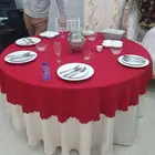 مفرش طاولة ساتان 2 م جميع الألوان