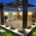تنسيق حدائق بالأحساء شلالات ونوافير باركيه خارجي