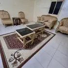 كنب للبيع بجميع مستلزماته